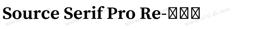 Source Serif Pro Re字体转换 Source Serif Pro Re字体转换